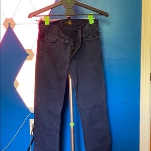 J CREW GARMENT DYED JEANS 30x32